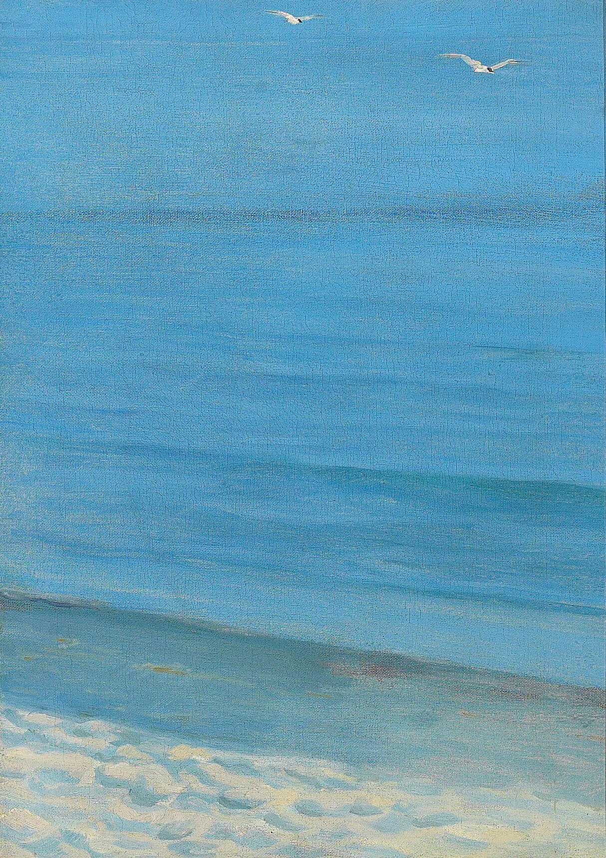 Studie av en strand - Peder Severin Krøyer