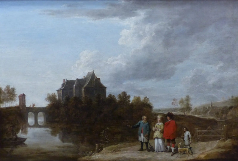 Landskap med slott - David Teniers den yngre