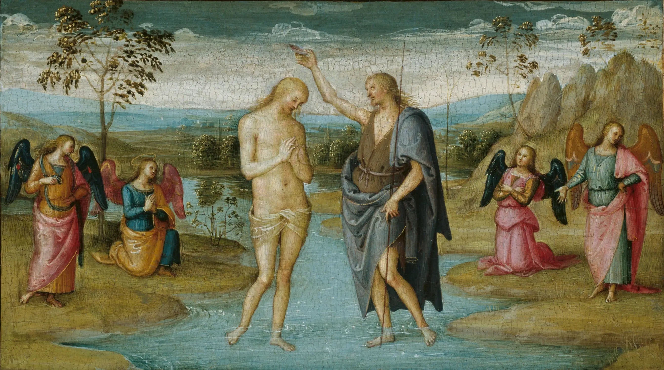 Baptême du Christ - Pietro Perugino - Alpha Reproduction