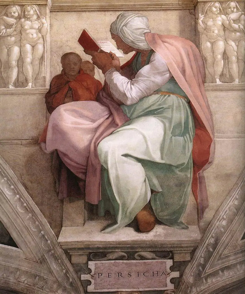 Persiska Sibyllan - Michelangelo