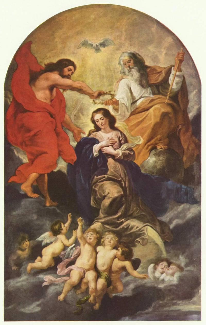 Vårdsymbolen av Jungfru Maria - Peter Paul Rubens