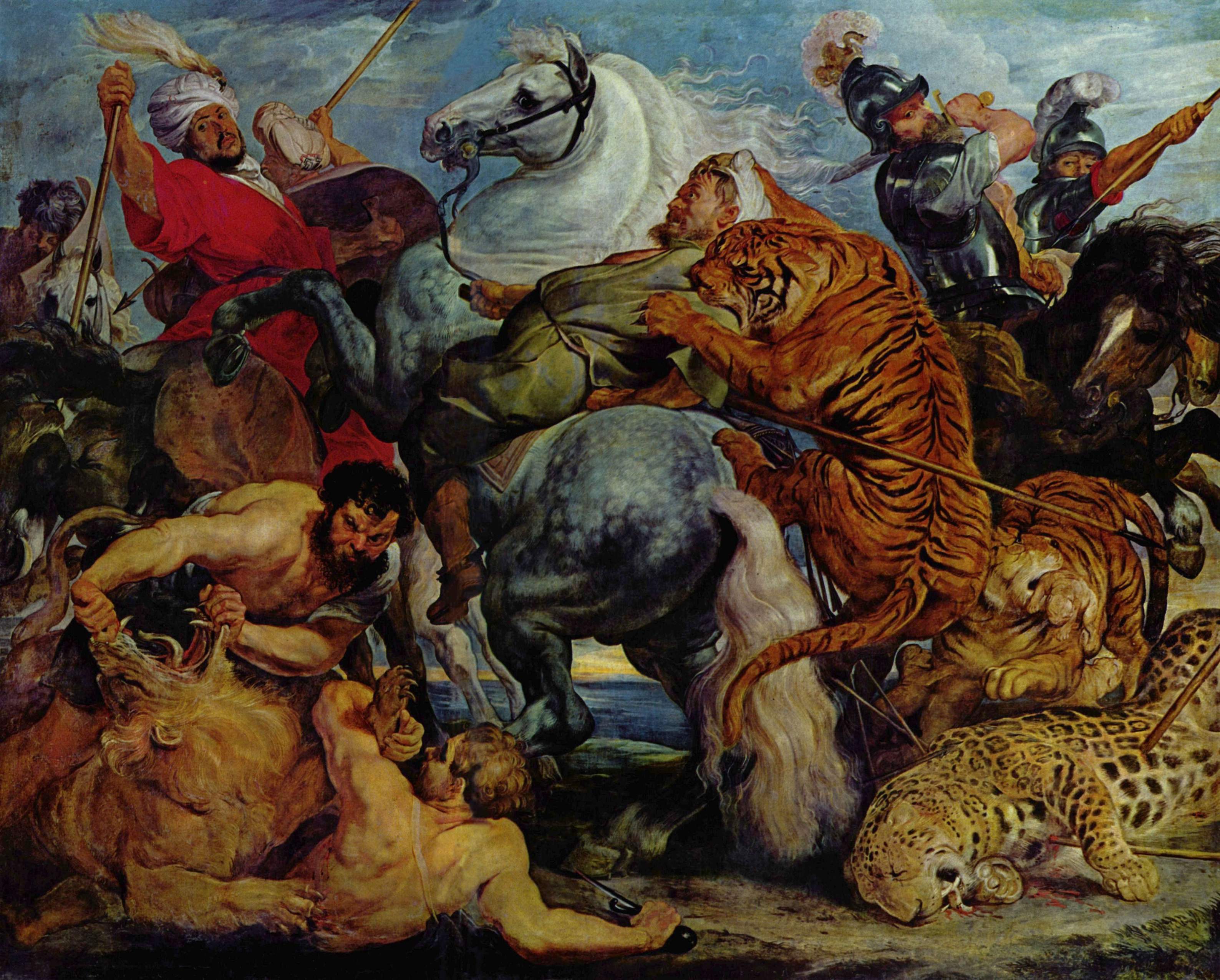 Tiggarjakt - Peter Paul Rubens