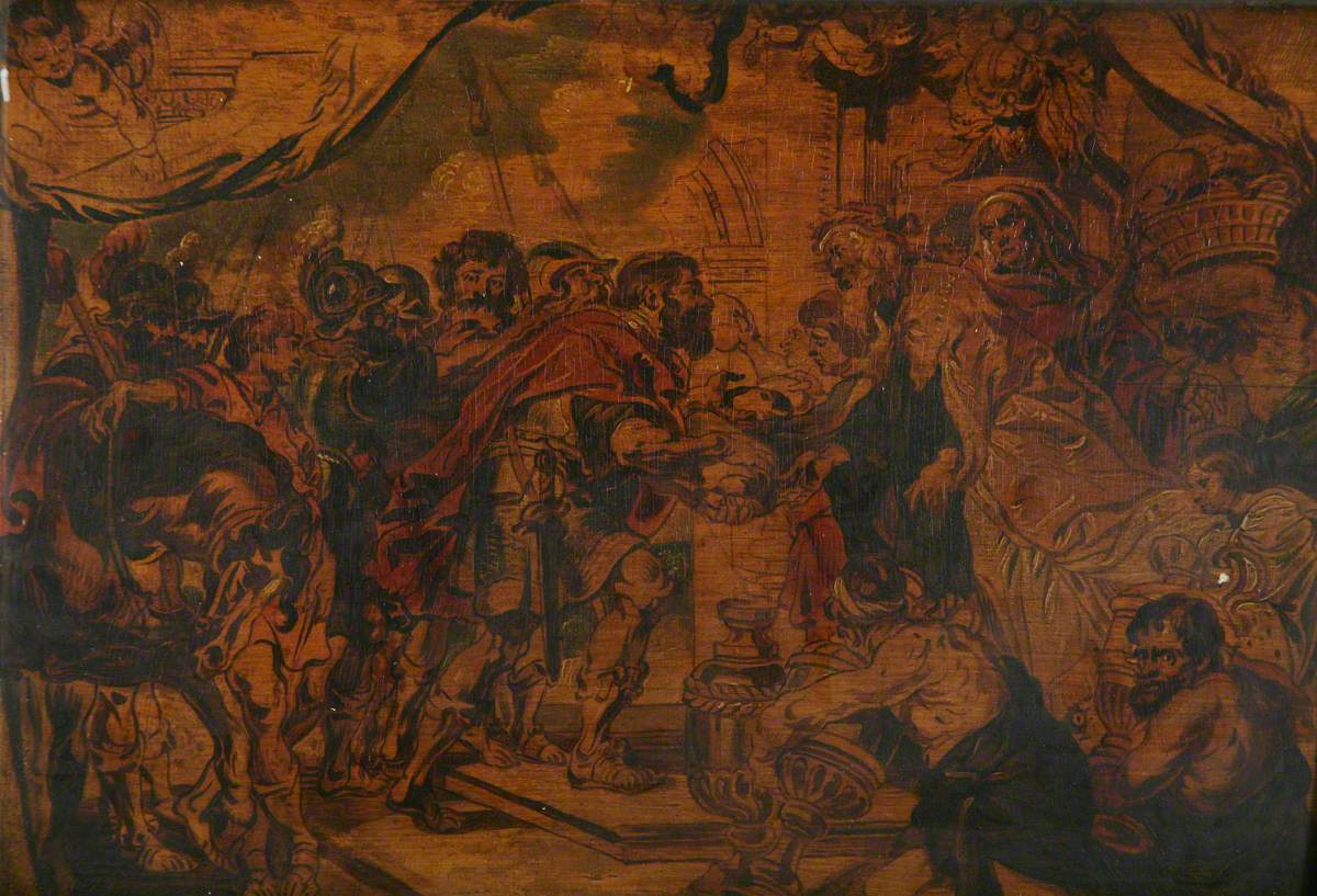 Abraham och Melchisedek - Peter Paul Rubens