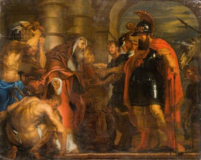 Abrahams och Melchisedeks möte - Peter Paul Rubens