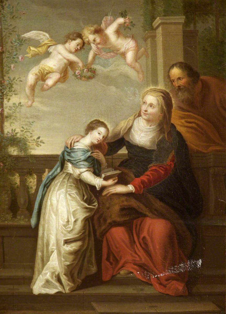 Anne och Joachim med Jungfru Maria - Peter Paul Rubens