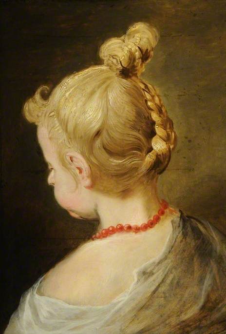 Skiss av en av konstnärens döttrar - Peter Paul Rubens
