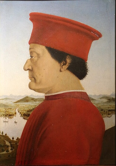 Porträtt av Frédéric de Montefeltro – Piero della Francesca (cirka 1472)