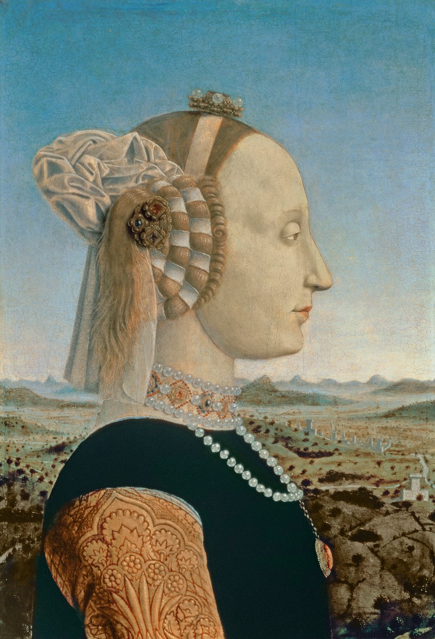 Porträtt av Battista Sforza – Piero della Francesca