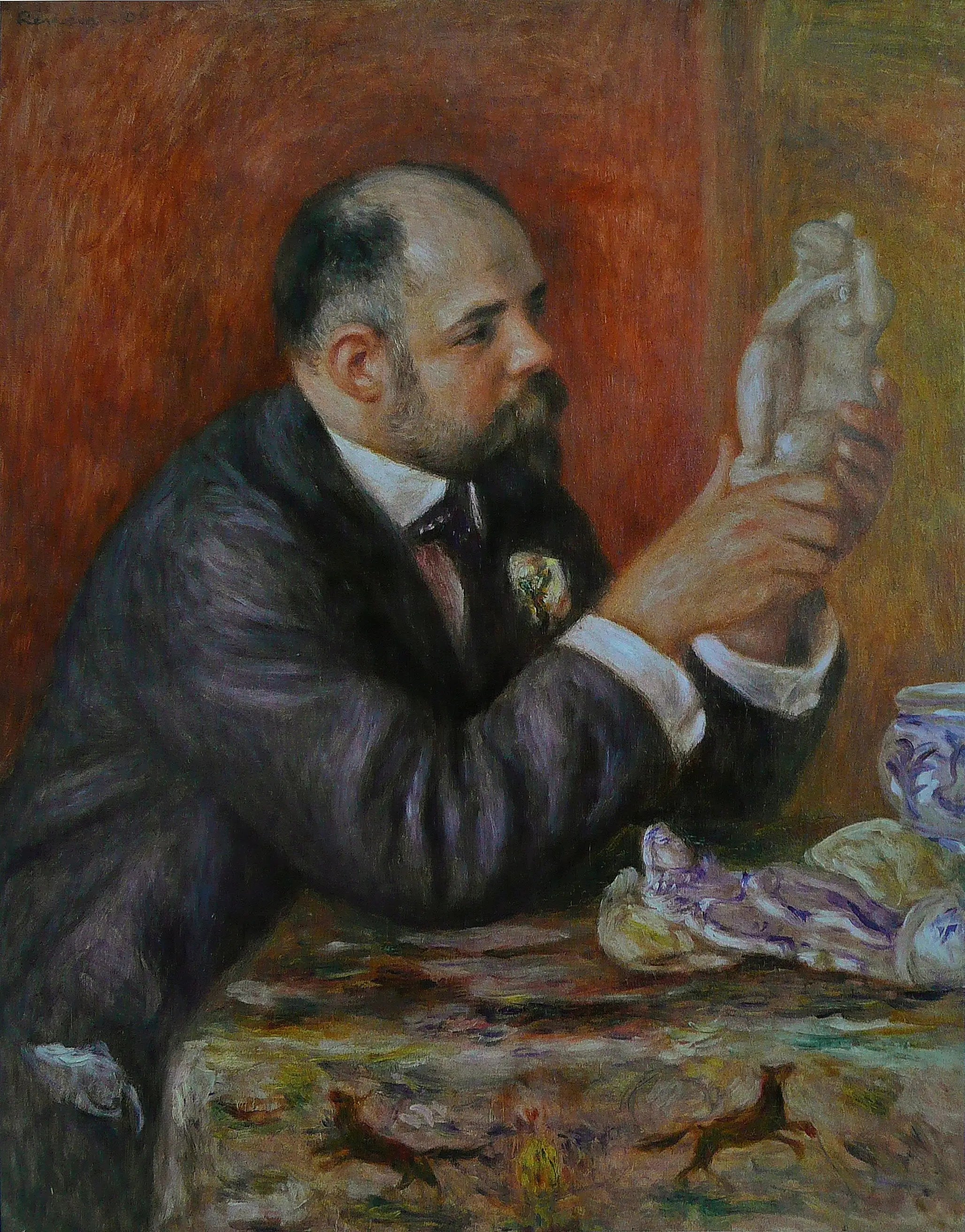 Reproduction du tableau « Ambroise Vollard - Pierre-Auguste Renoir » par Alpha Reproduction en peinture à l’huile