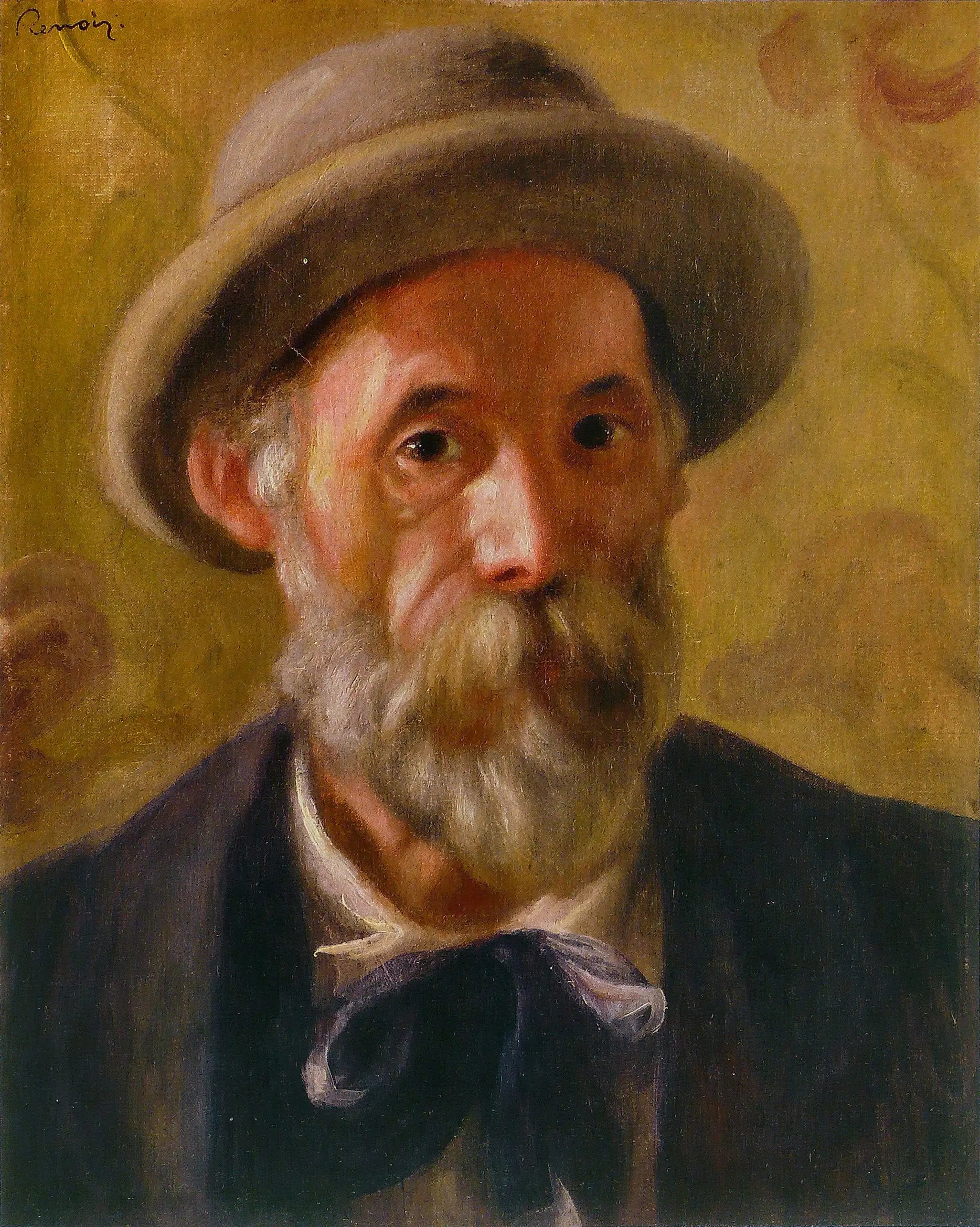 Reproduction du tableau « Autoportrait - Pierre-Auguste Renoir » par Alpha Reproduction en peinture à l’huile