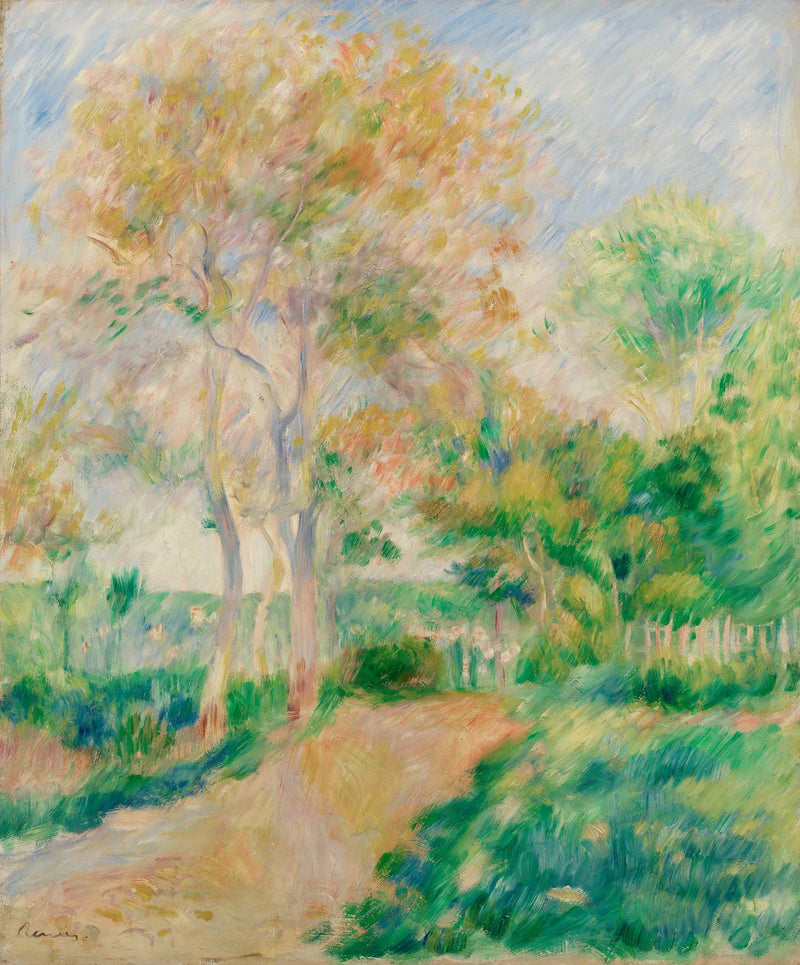 Höstlandskap - Pierre-Auguste Renoir