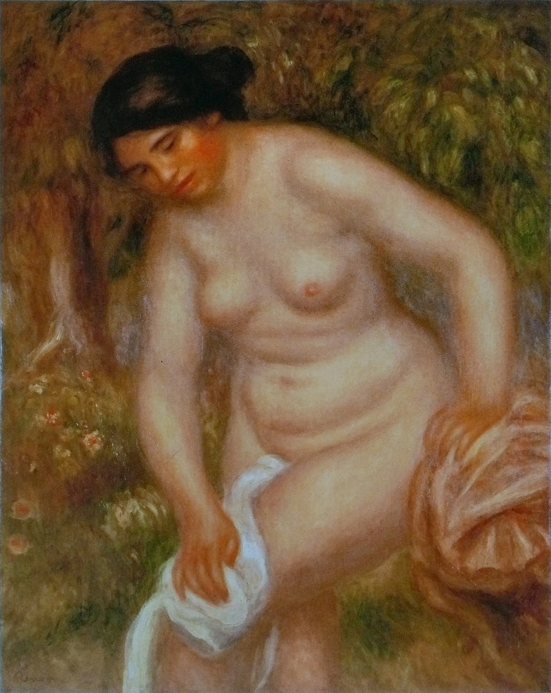 Badande kvinna som torkar sig - Pierre-Auguste Renoir