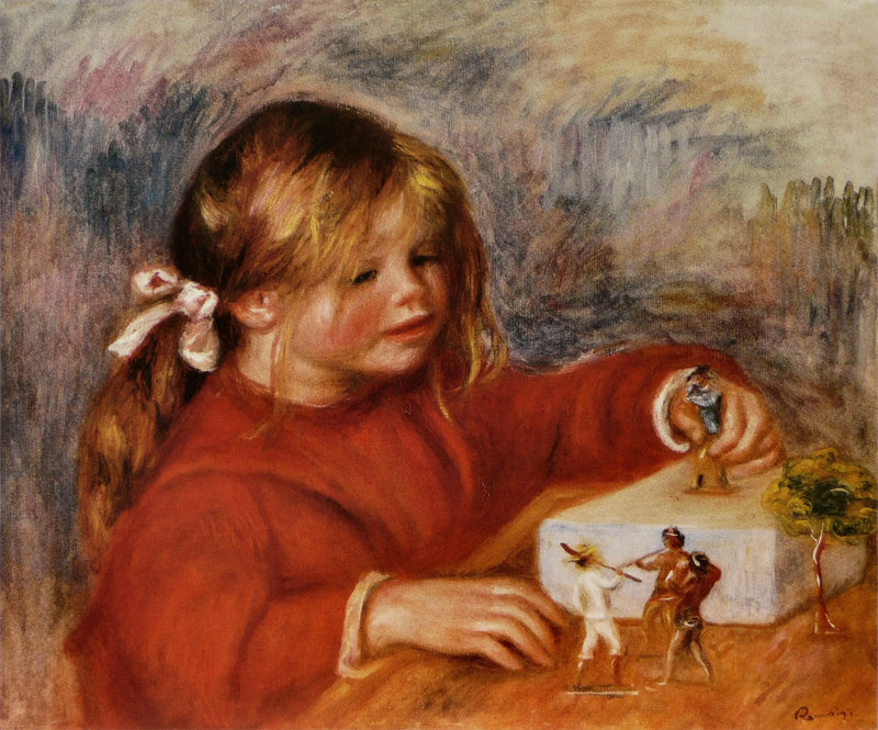 Claude Renoir spelar - Pierre-Auguste Renoir