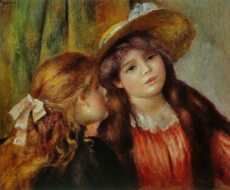 Porträtt av två flickor - Pierre-Auguste Renoir