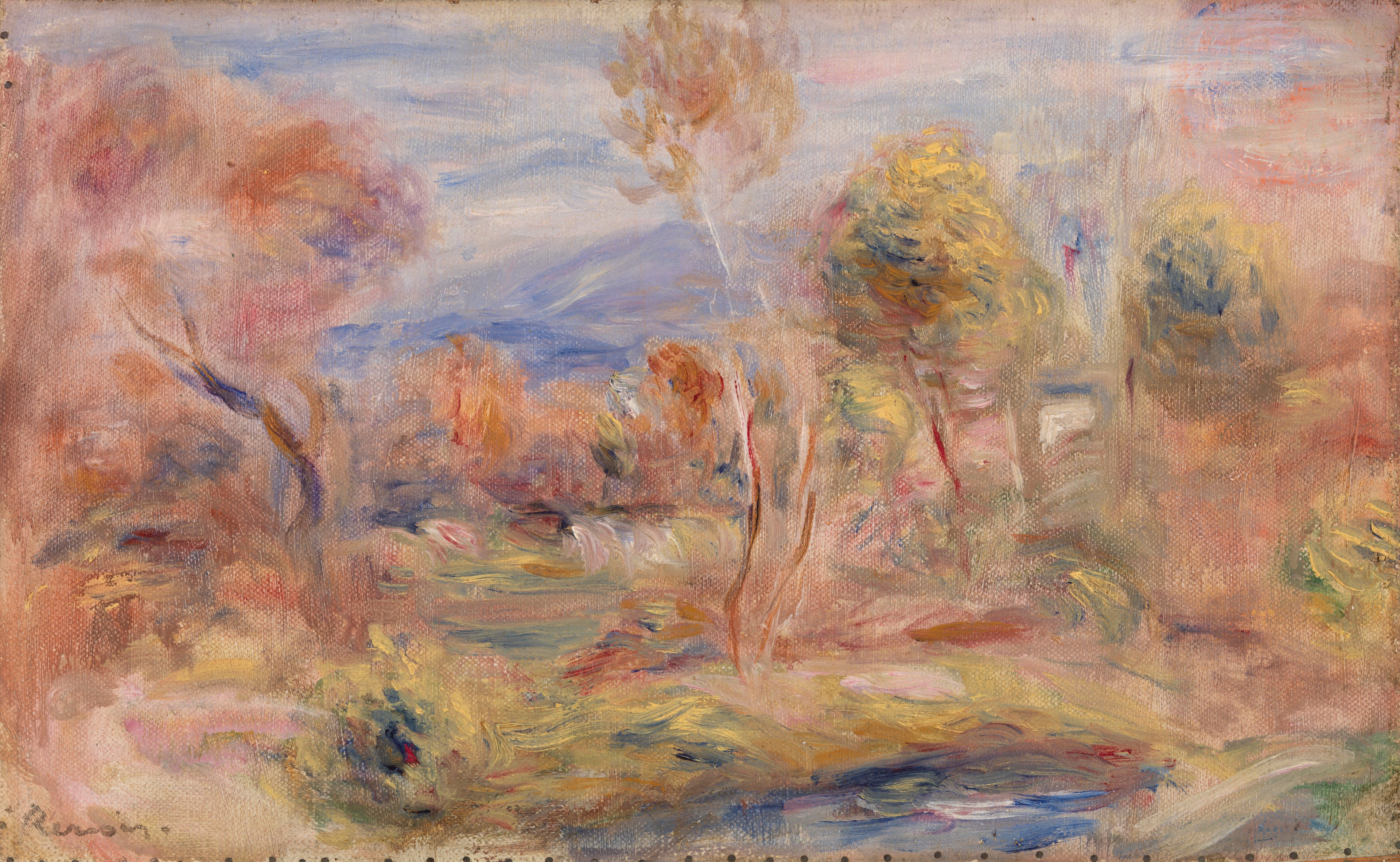 Reproduction du tableau « Clairière - Pierre-Auguste Renoir » par Alpha Reproduction en peinture à l’huile