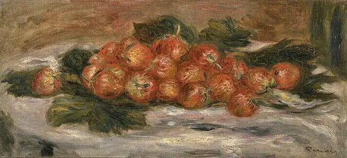 Jordgubbar - Pierre-Auguste Renoir