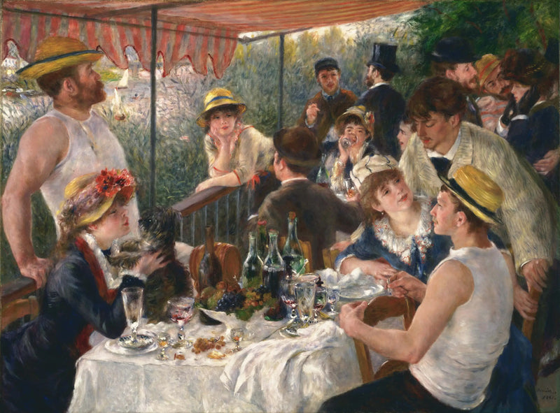 Kanotörernas lunch - Pierre-Auguste Renoir