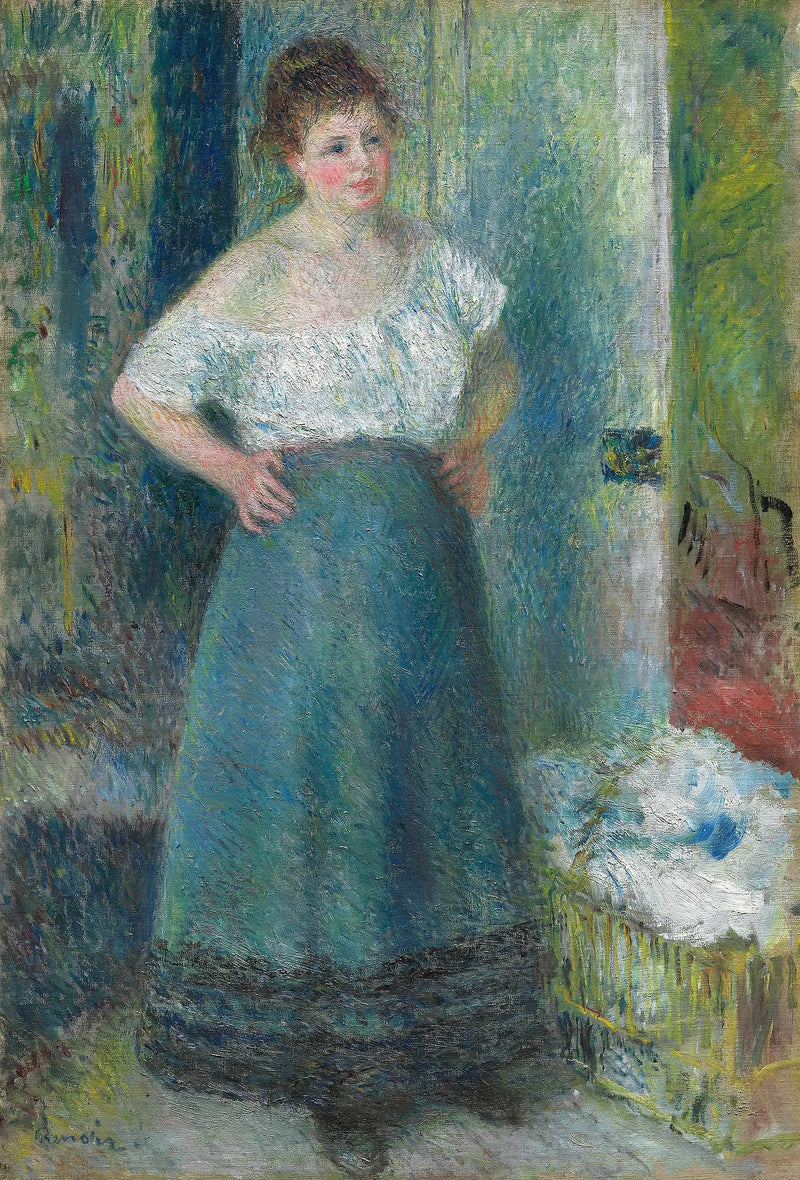 Tvätterskan - Pierre-Auguste Renoir
