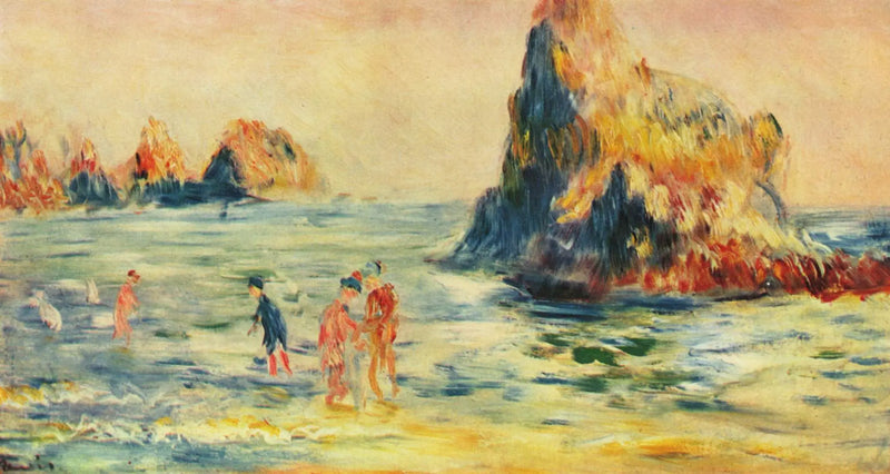 Klipporna i Guernsey - Pierre-Auguste Renoir
