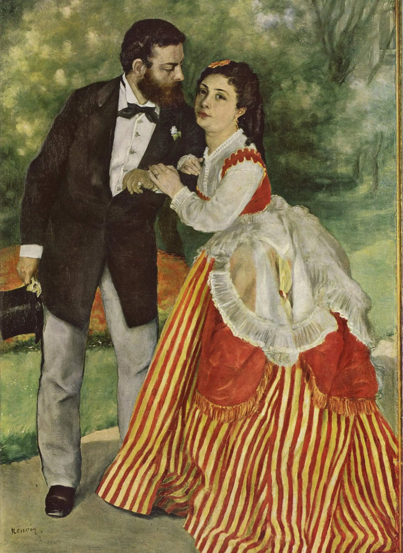 Förlovade - Familjen Sisley - Pierre-Auguste Renoir