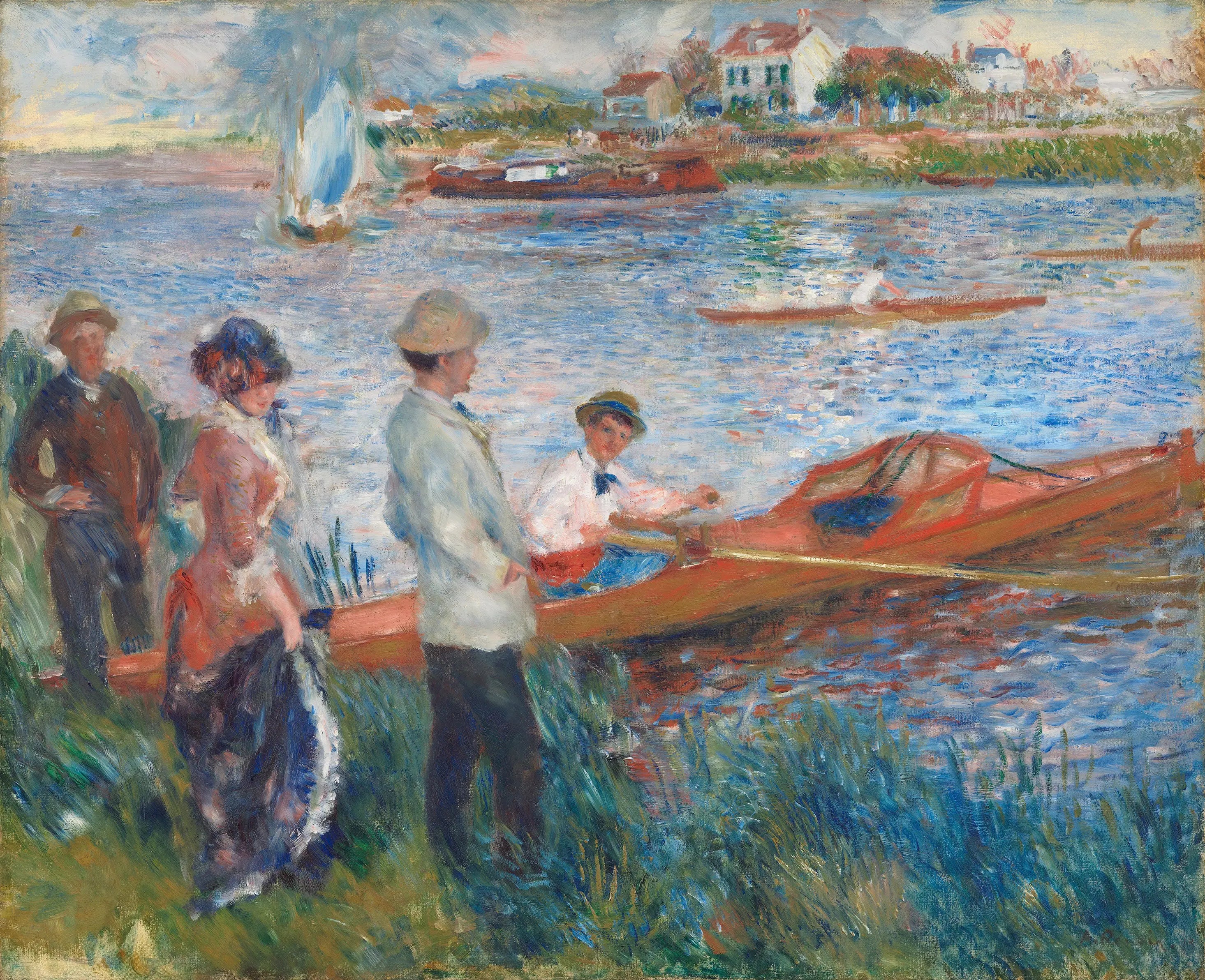 Reproduction du tableau « Canotiers à Chatou - Pierre-Auguste Renoir » par Alpha Reproduction en peinture à l’huile