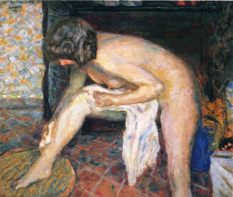 Kvinna lutad - Pierre Bonnard