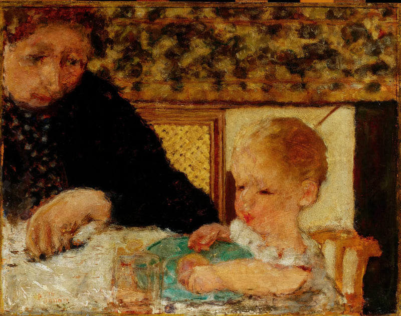 Mormor med ett barn - Pierre Bonnard