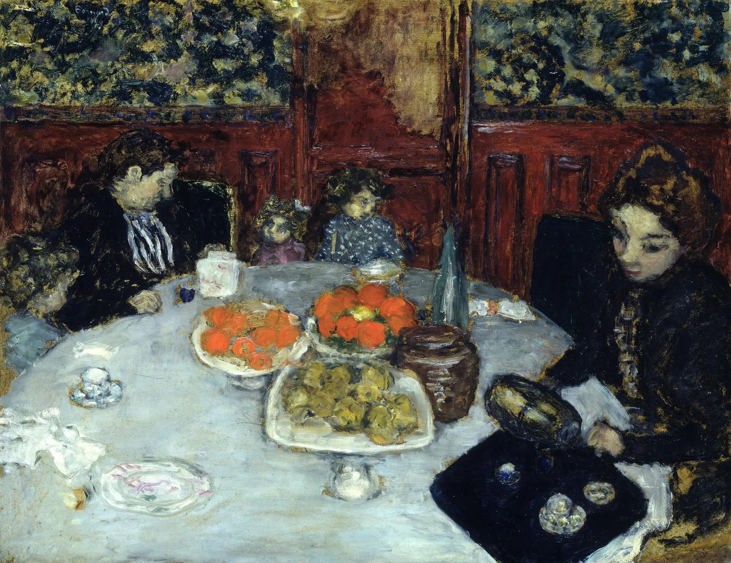 Reproduction du tableau « Le Déjeuner - Pierre Bonnard » par Alpha Reproduction en peinture à l’huile