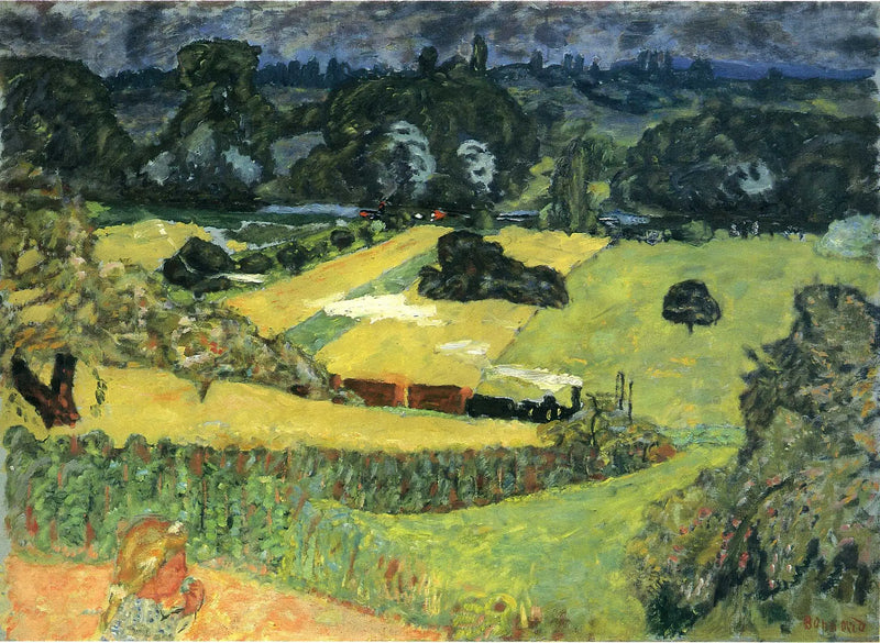 Tåg och Båtar - Pierre Bonnard