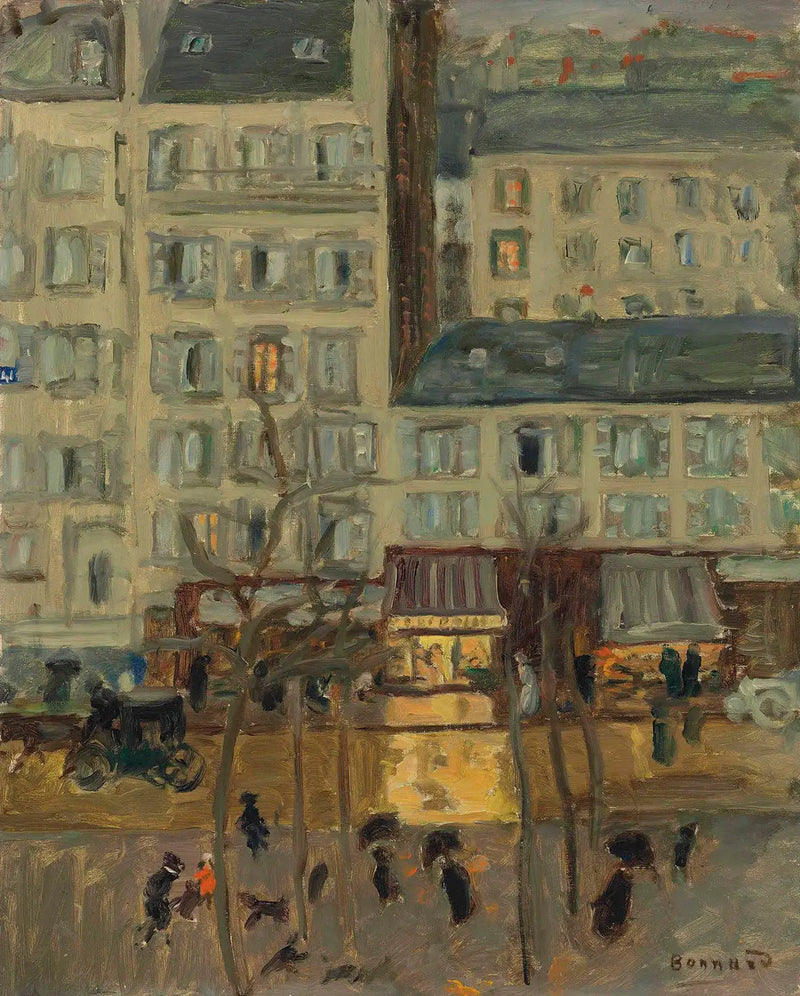 Parisisk landskap - Pierre Bonnard