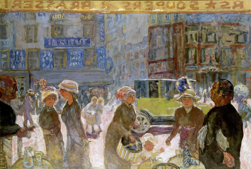 Clichy-torget - Pierre Bonnard