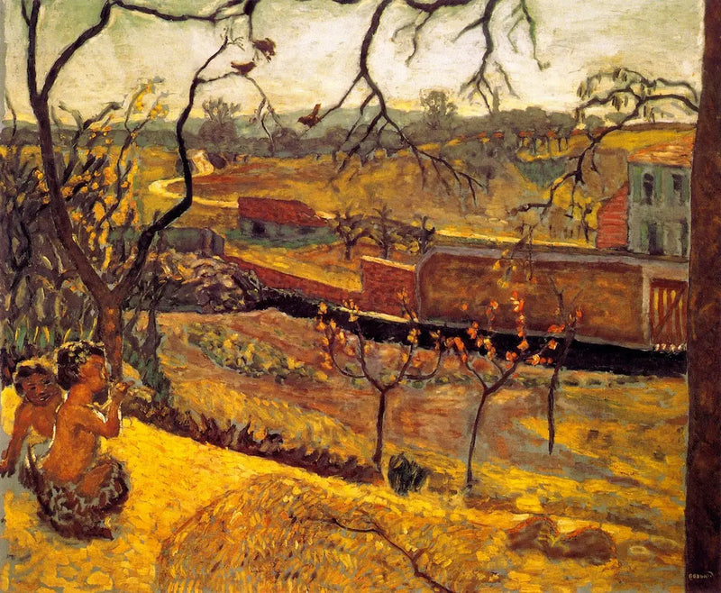 Vårens början. Små fauner - Pierre Bonnard