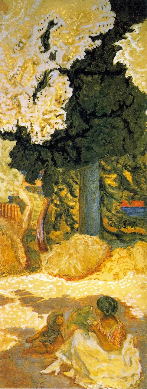 Medelhavet. Triptyk (höger panel) - Pierre Bonnard