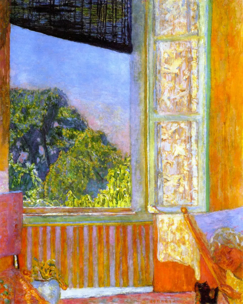 Den öppna fönstret - Pierre Bonnard