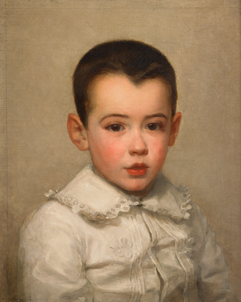 Porträtt av Pierre Bracquemond som barn - Marie Bracquemond