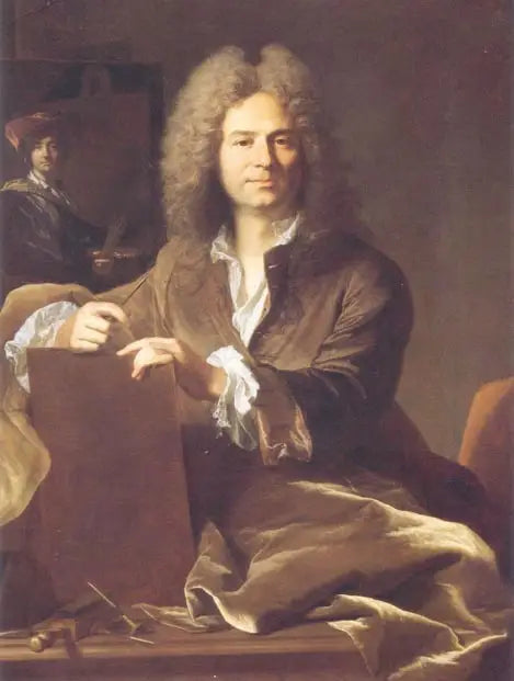 Porträtt av Pierre Drevet - Hyacinthe Rigaud