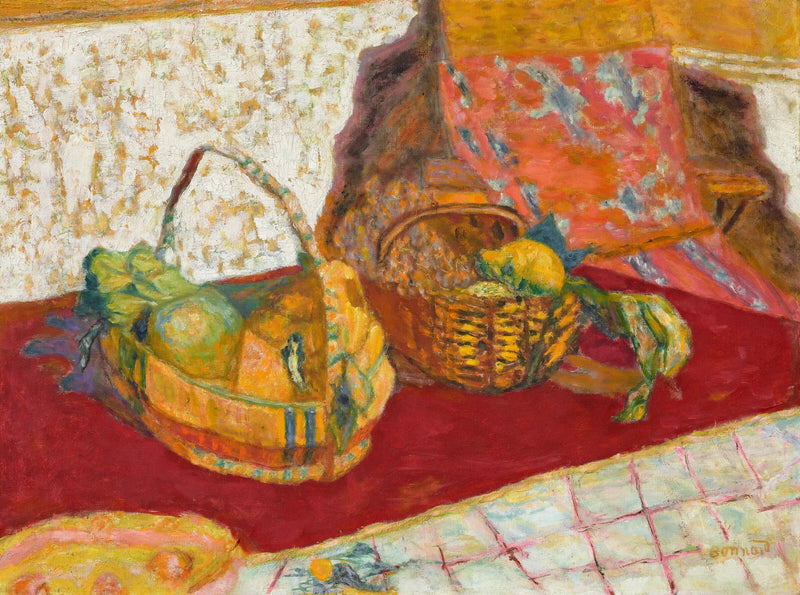 Två fruktkorgar - Pierre Bonnard