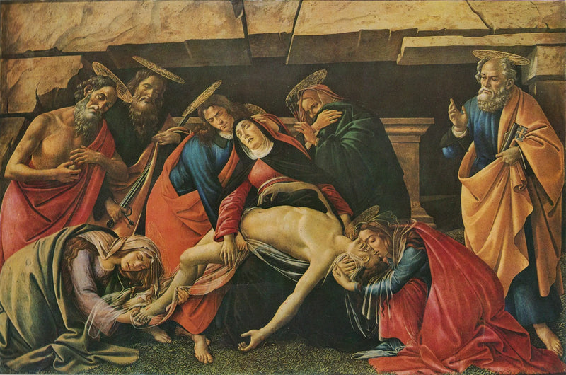 Kristus död - Sandro Botticelli