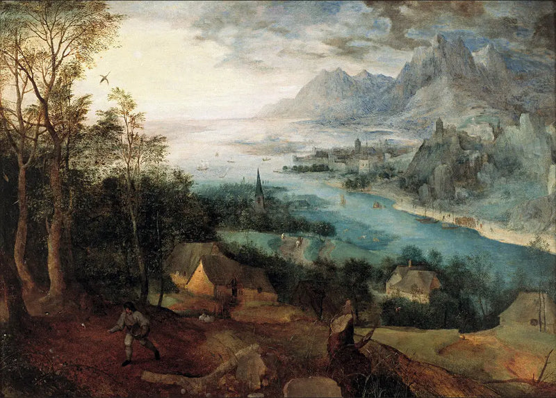 Flodlandskap med såningsmannens parabola - Pieter Brueghel den äldre