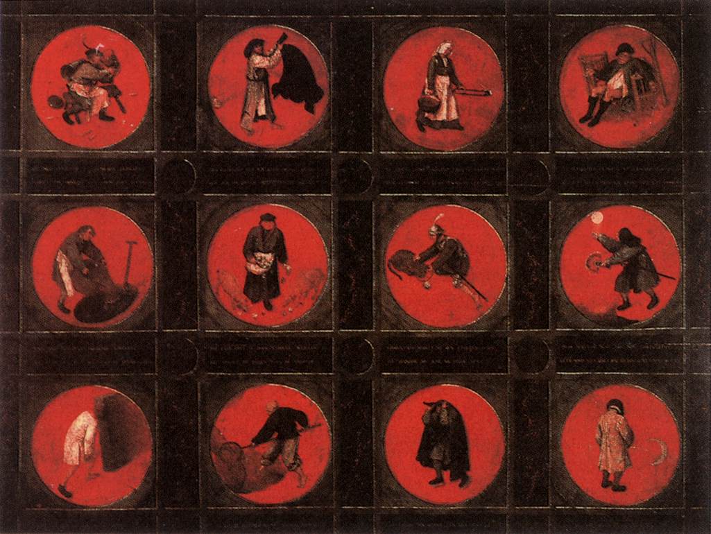 Tolv flamländska ordspråk - Pieter Brueghel den äldre