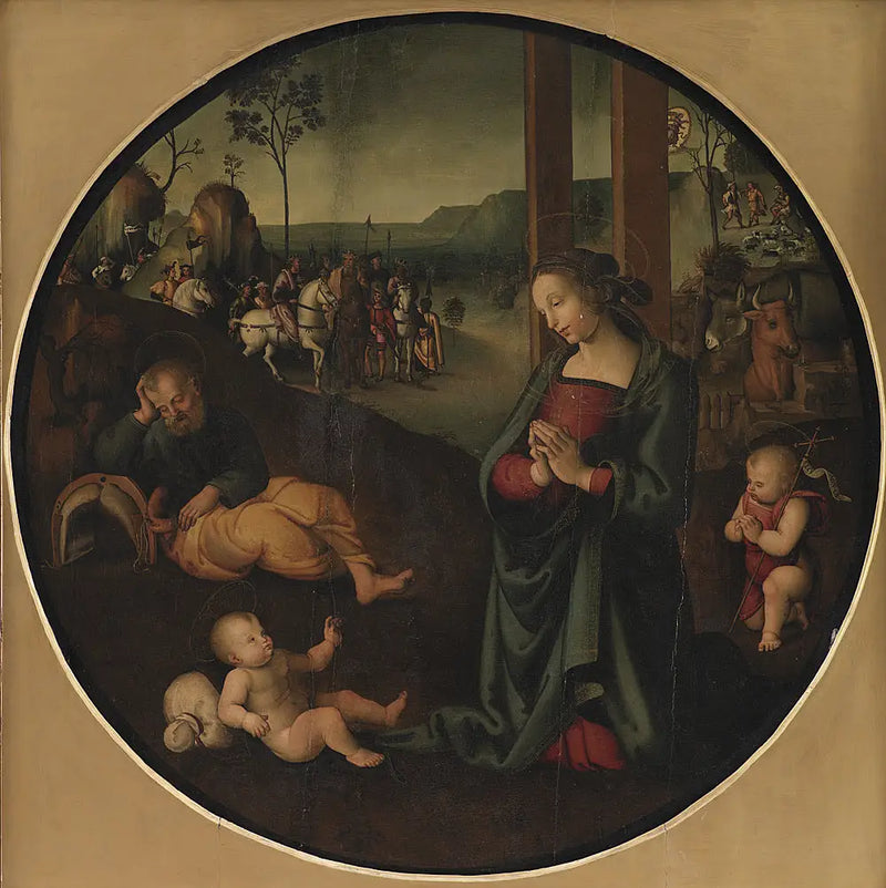 Den heliga familjen - Pietro Perugino