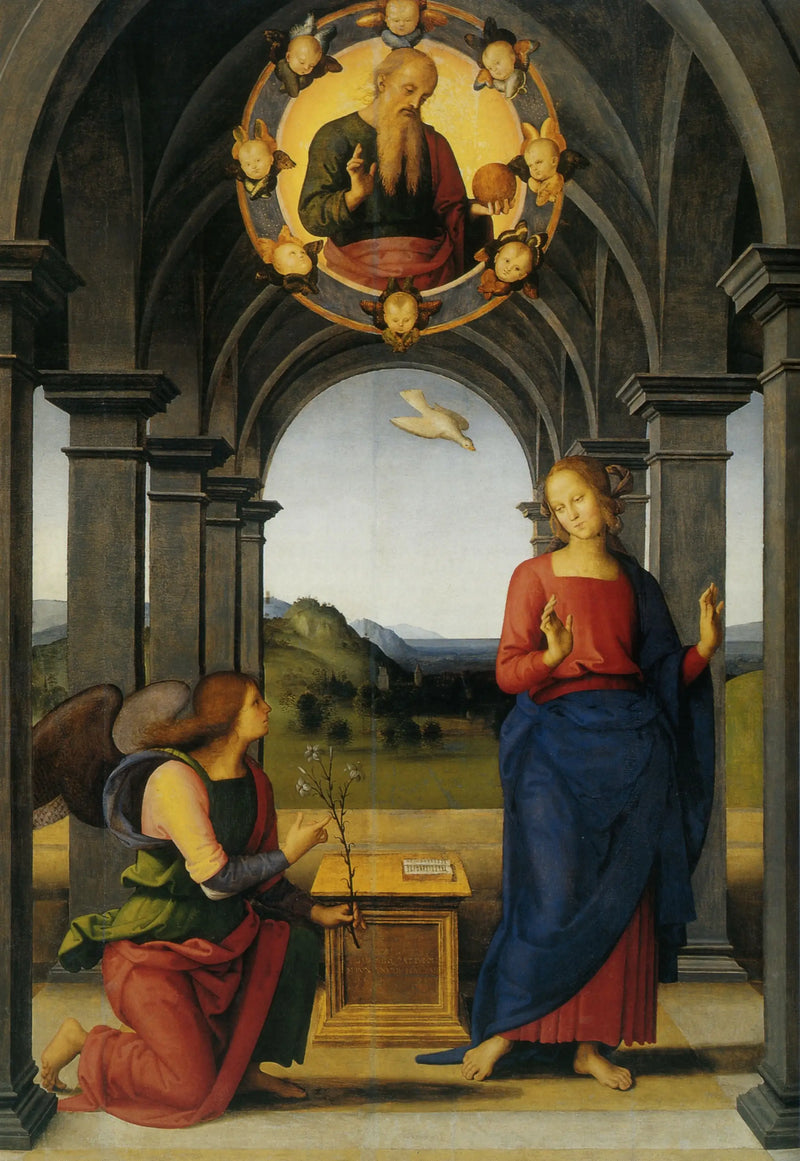 Fanos Bebådelse - Pietro Perugino