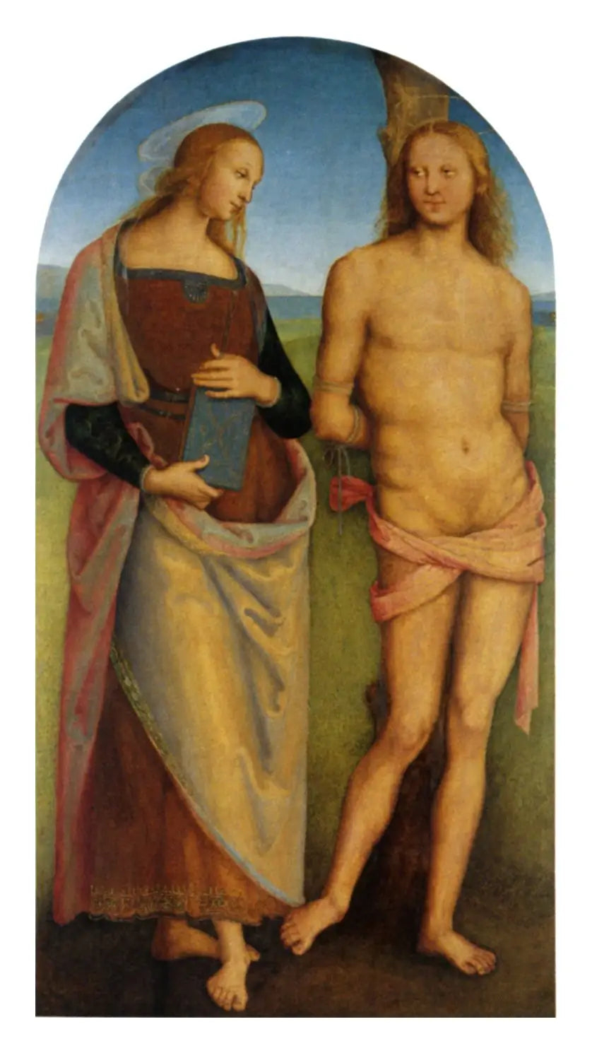 Saint Sébastien et Sainte Apolline - Pietro Perugino - Alpha Reproduction