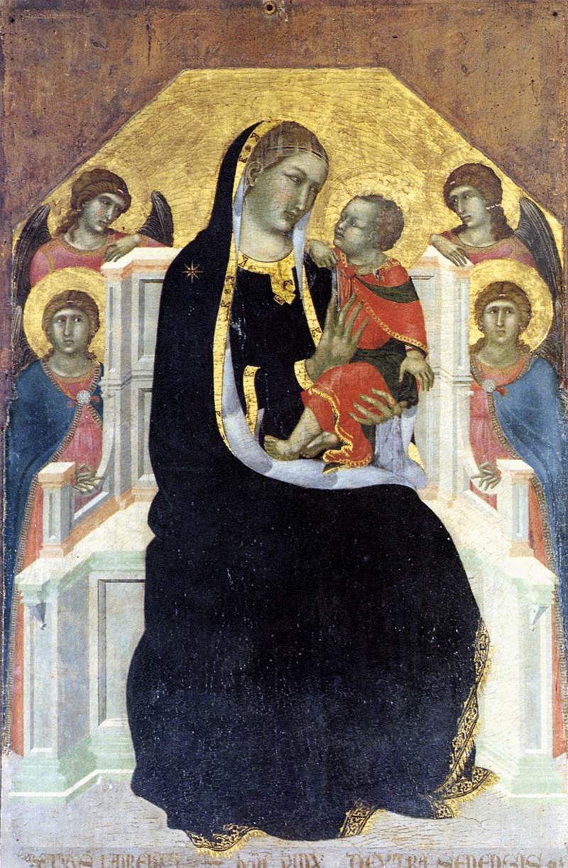 Majestät av Cortona - Pietro Lorenzetti