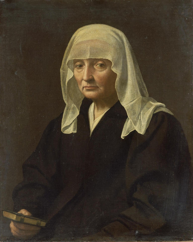Porträtt av en gammal kvinna - Sebastiano del Piombo