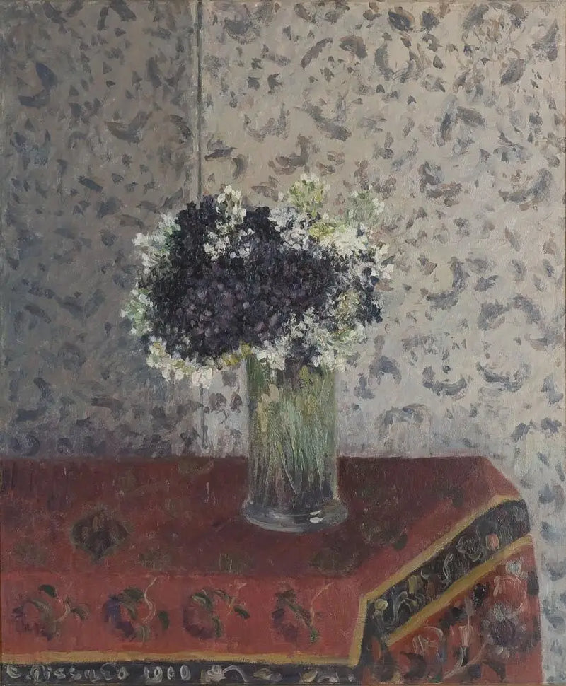 Violettbukett - Camille Pissarro