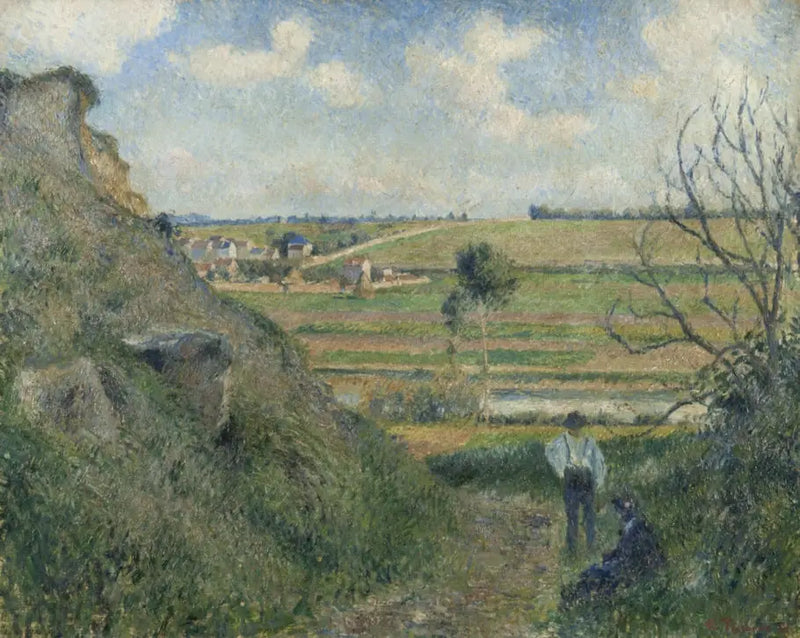 Dold väg, utsikt över Épluches - Camille Pissarro