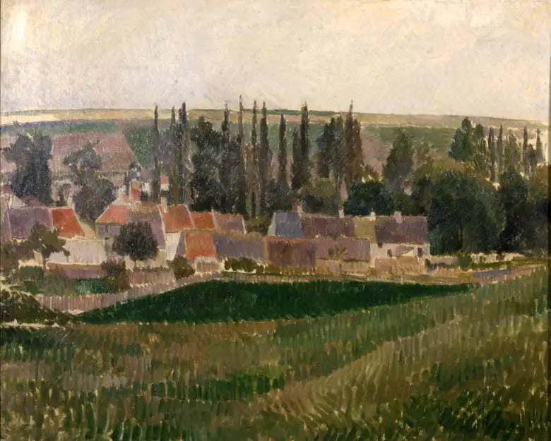 Landskap i Osny - Camille Pissarro