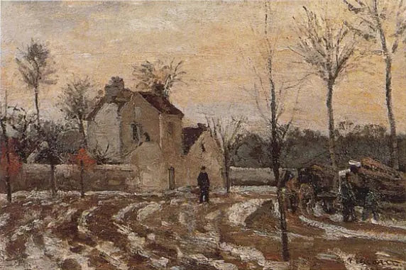 Herr Musys hus, Louveciennes - Camille Pissarro