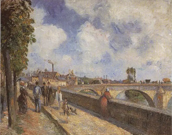Pontoise-bron - Camille Pissarro